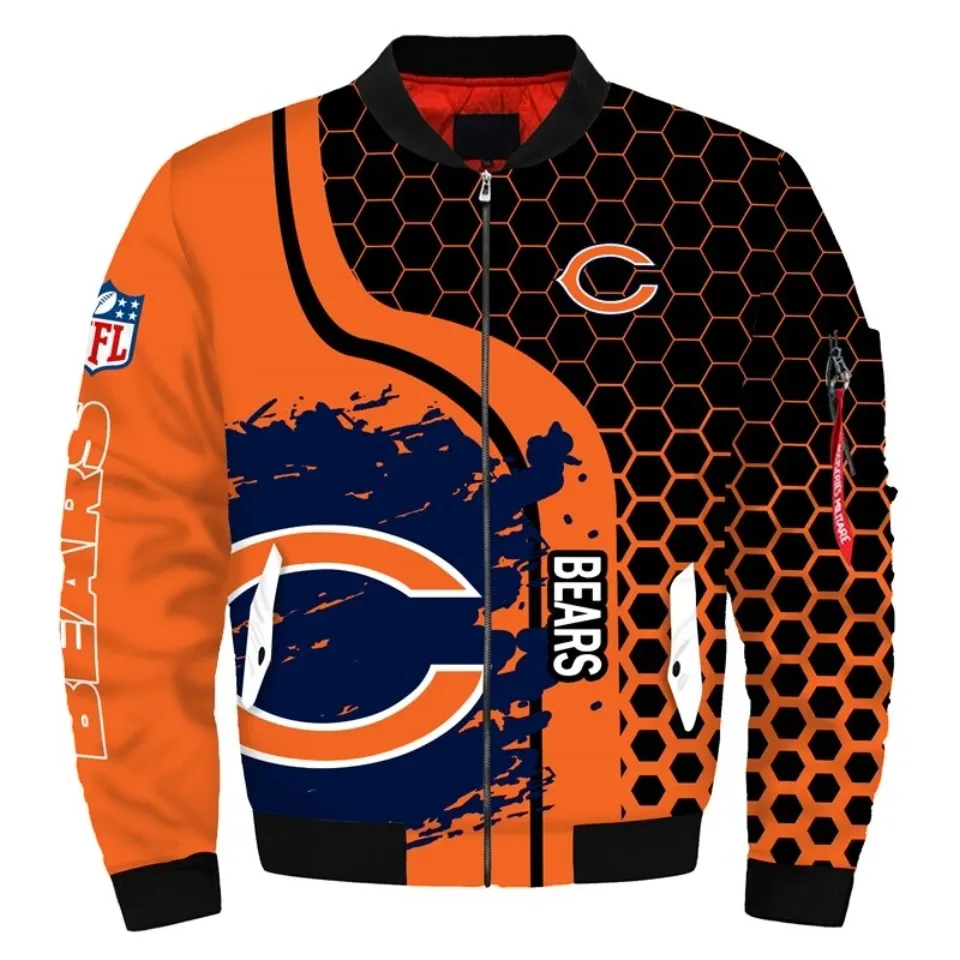 Chicago Bears Men's Flight Bomber Jacket