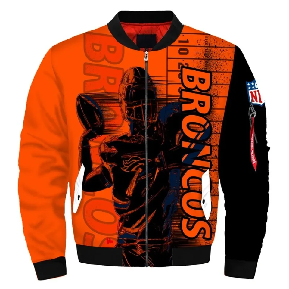 Denver Broncos Men's Flight Bomber Jacket