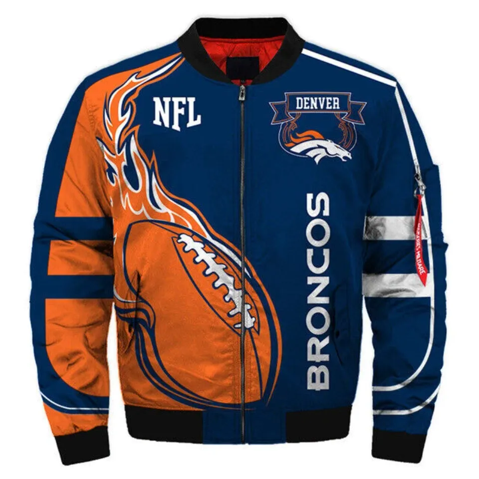 Denver Broncos Men's Flight Bomber Jacket