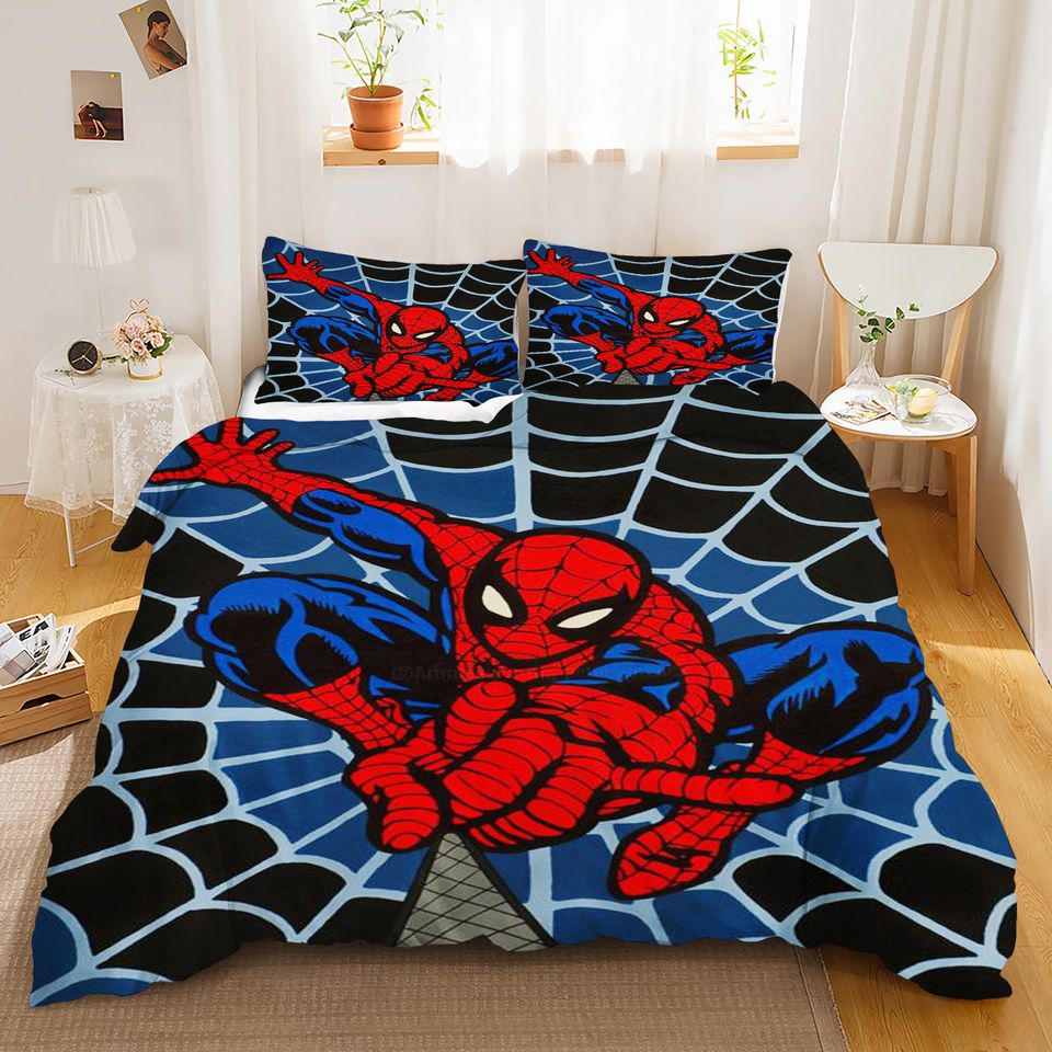 Spider-Man Marvel Anime 3D Printing Children's Bedding Set ​