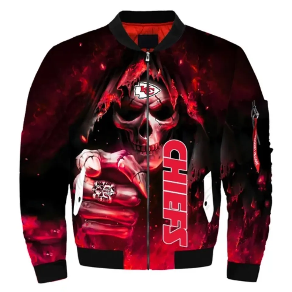 Kansas City Chiefs Men's Flight Bomber Jacket