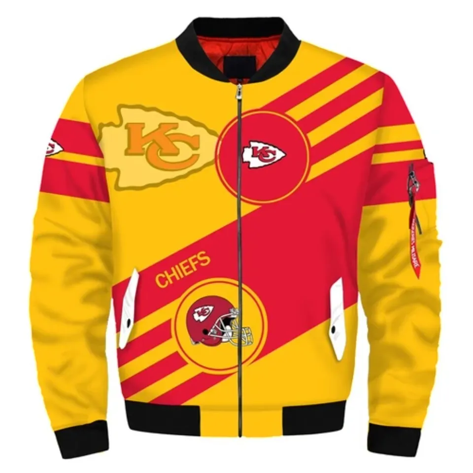 Kansas City Chiefs Men's Flight Bomber Jacket