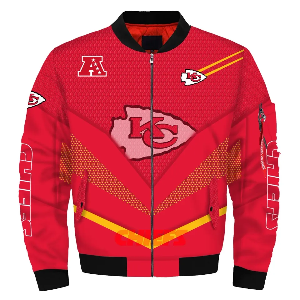 Kansas City Chiefs Men's Flight Bomber Jacket