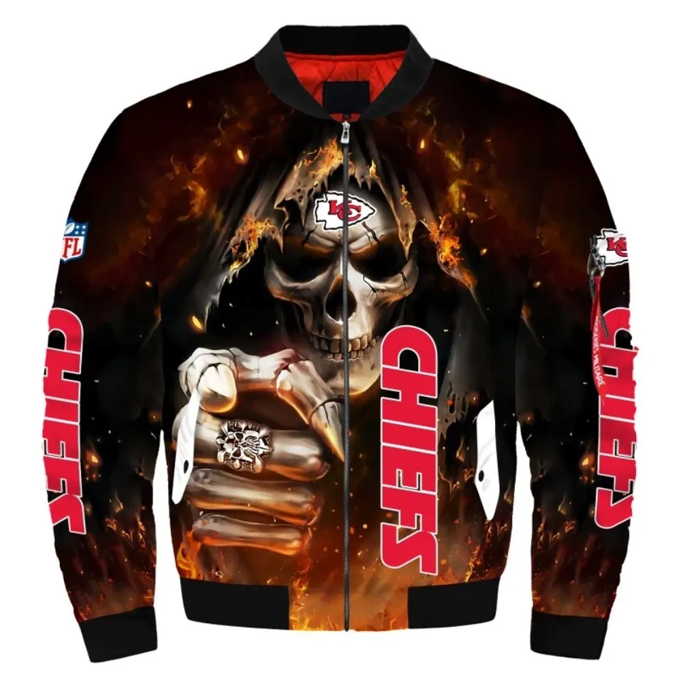 Kansas City Chiefs Men's Flight Bomber Jacket