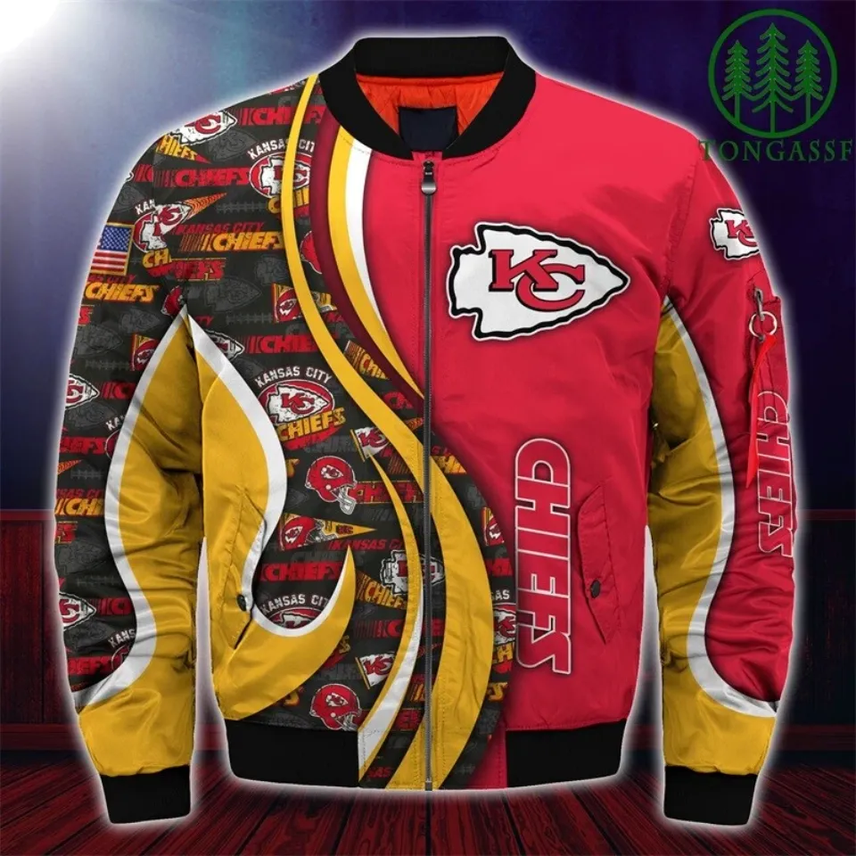 Kansas City Chiefs Men's Flight Bomber Jacket