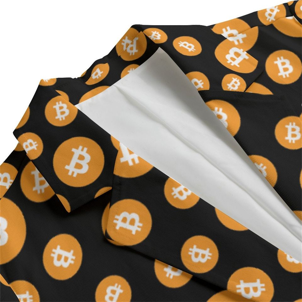 Women's Leisure Blazer, Money, Bitcoins, Crypto, Cryptocurrencies, Crypto blazer, Crypto Gift, Cryptocurrency Lover, blockchain, gift