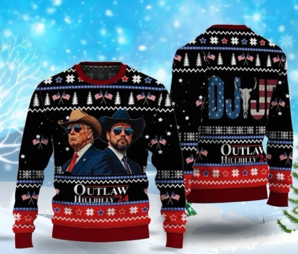 Trump Christmas Ugly Sweater, Funny Trump President Christmas Sweater