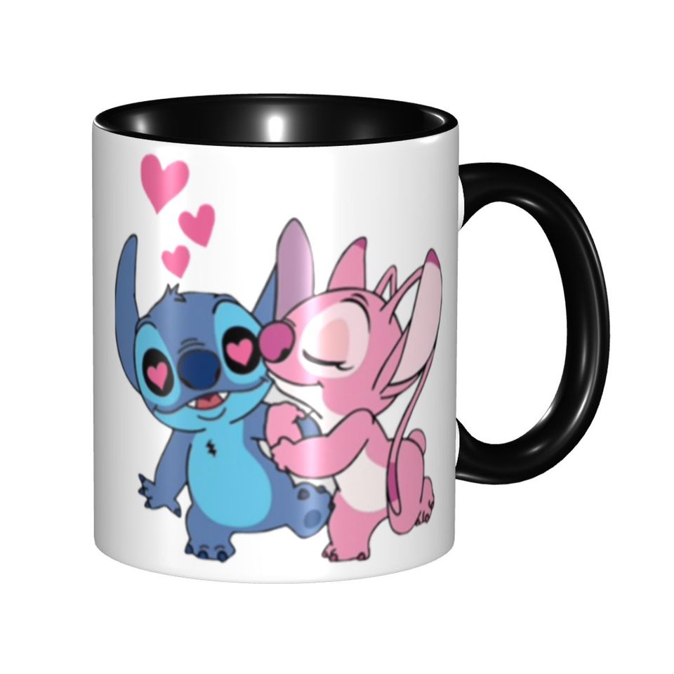 New Arrival Stitch And Baby Groot Tree Lights Merch Mugs Cute Tea Cup