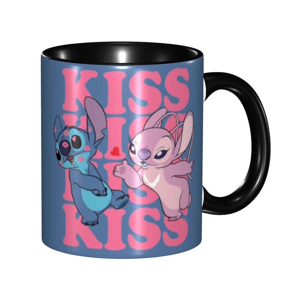 New Arrival Stitch And Baby Groot Tree Lights Merch Mugs Cute Tea Cup