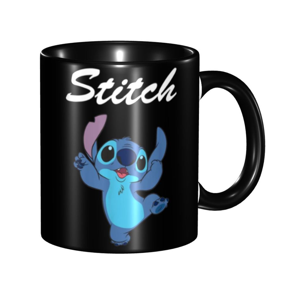 New Arrival Stitch And Baby Groot Tree Lights Merch Mugs Cute Tea Cup