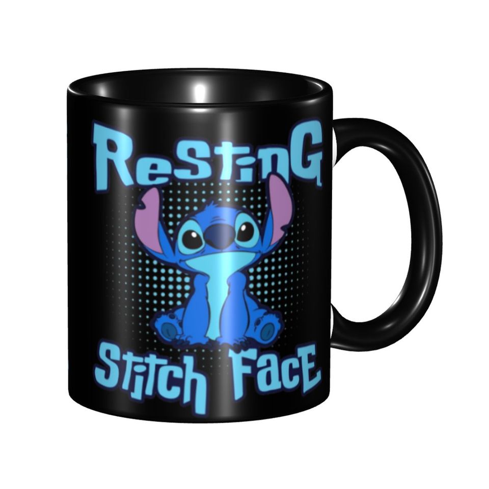 New Arrival Stitch And Baby Groot Tree Lights Merch Mugs Cute Tea Cup