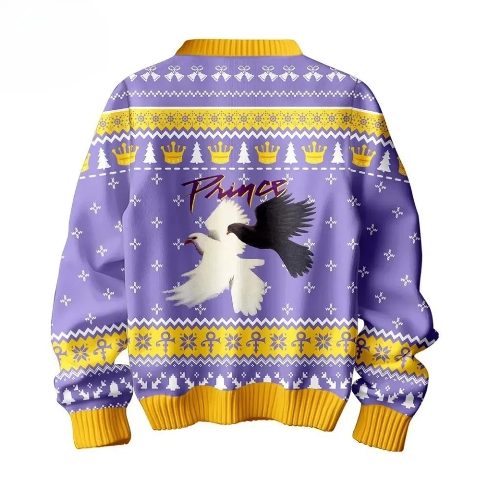 Prince Purple Limited Christmas Ugly Sweater