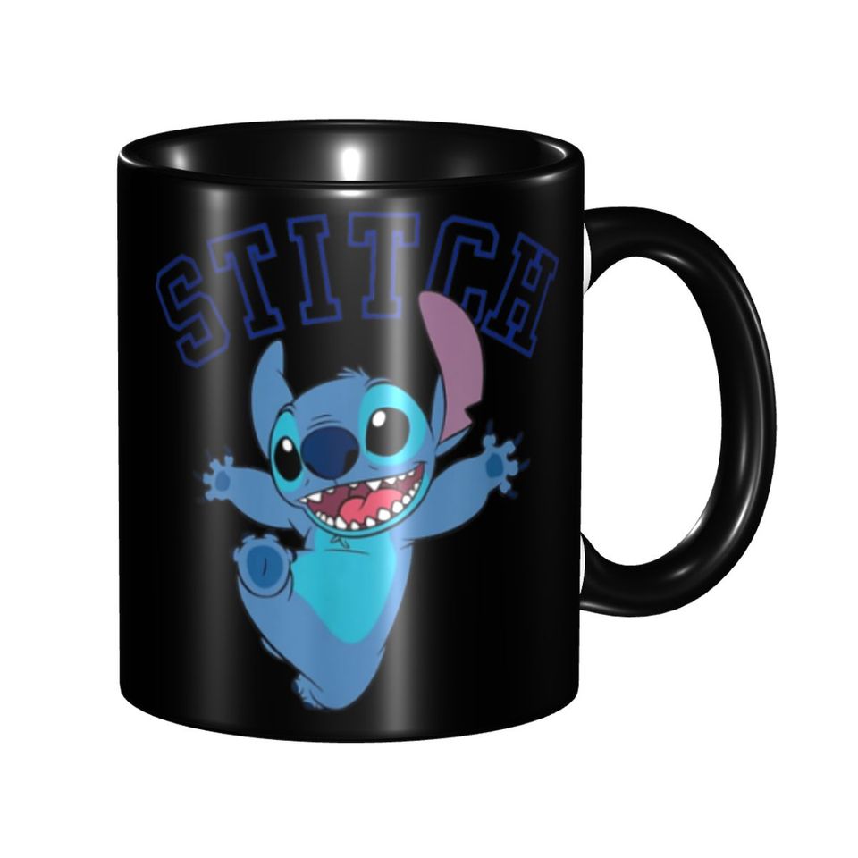 New Arrival Stitch And Baby Groot Tree Lights Merch Mugs Cute Tea Cup