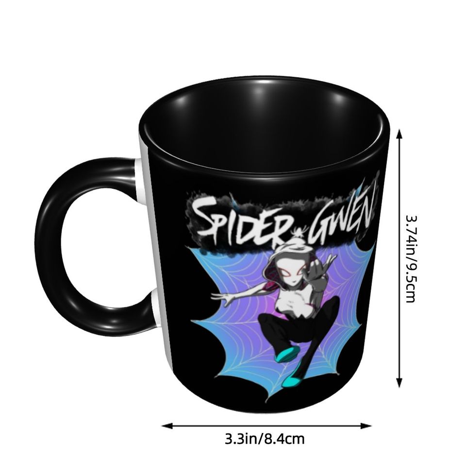 Spider Gwen Stacy Coffee Mug Fun spider-Gwen Cup For Office