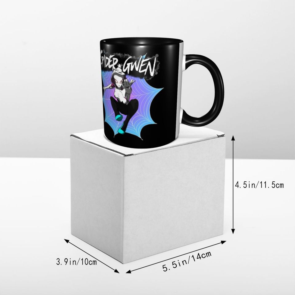 Spider Gwen Stacy Coffee Mug Fun spider-Gwen Cup For Office