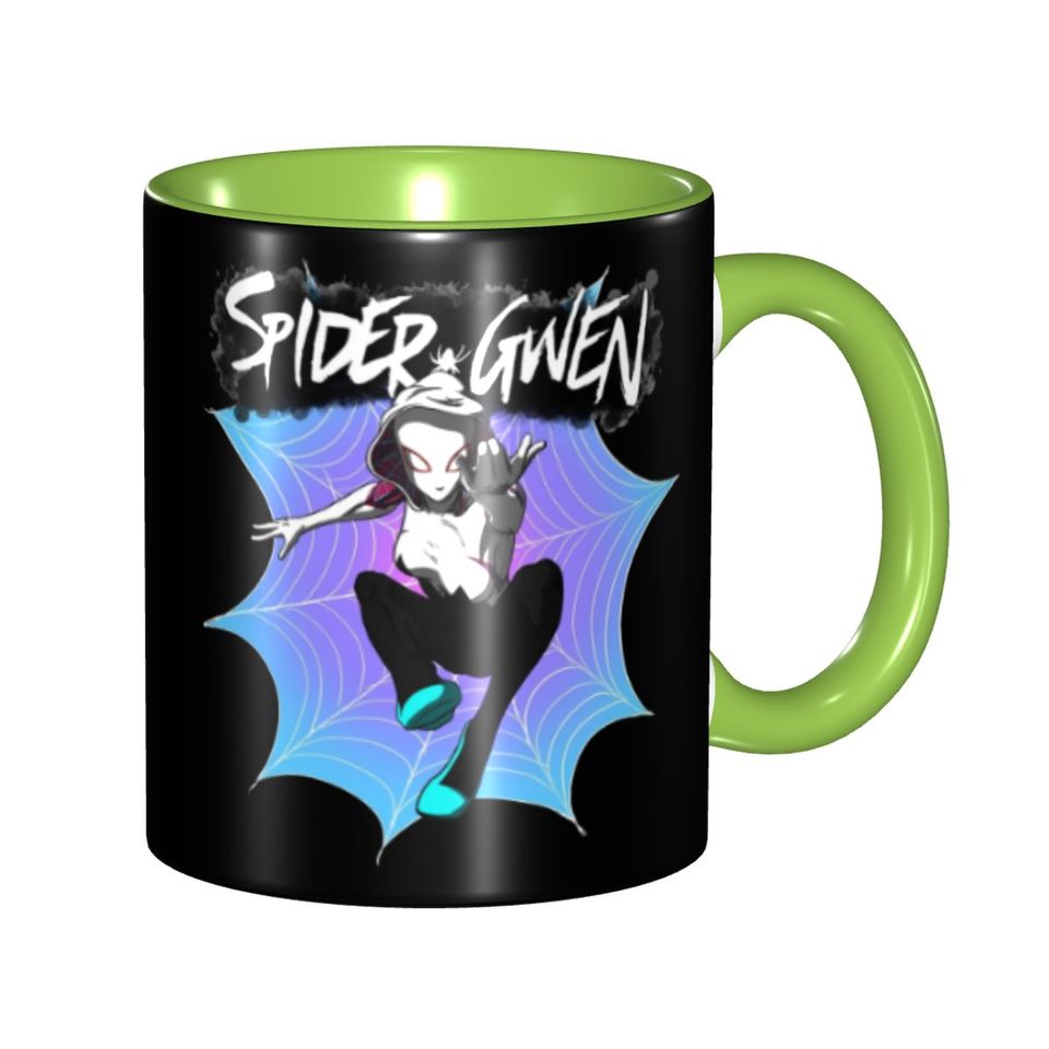 Spider Gwen Stacy Coffee Mug Fun spider-Gwen Cup For Office