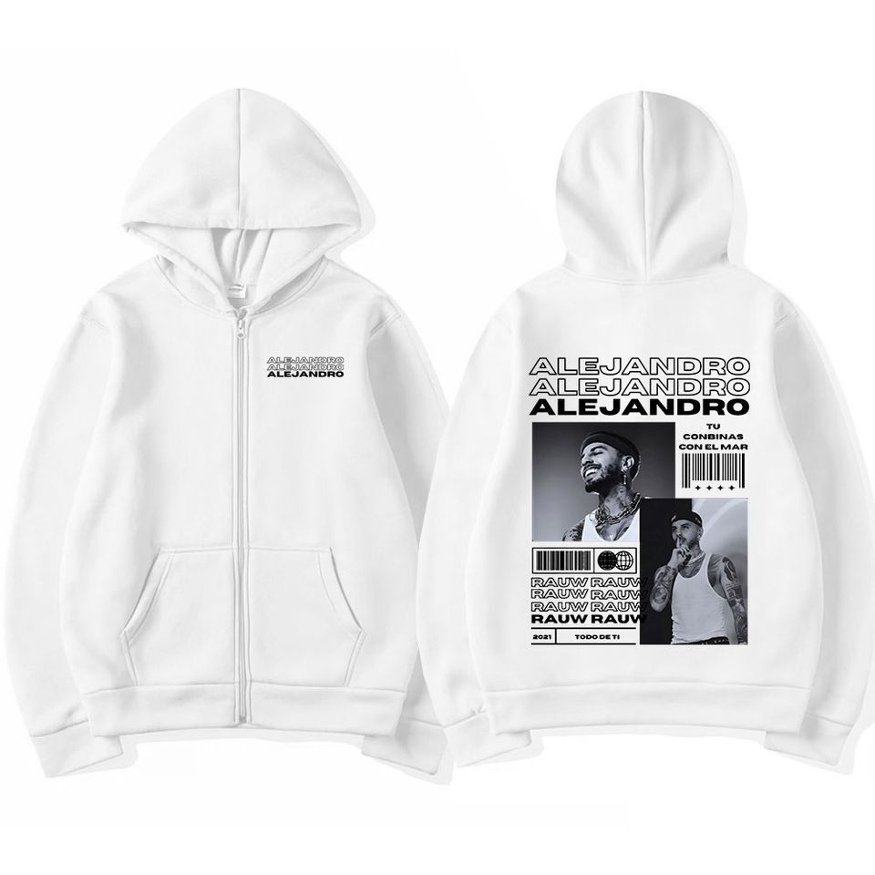 Rauw Alejandro Todo De Ti Album Zipper Hoodies