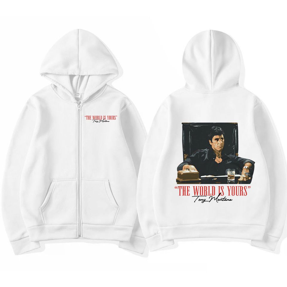 Classic Movie Scarface Zipper Hoodies