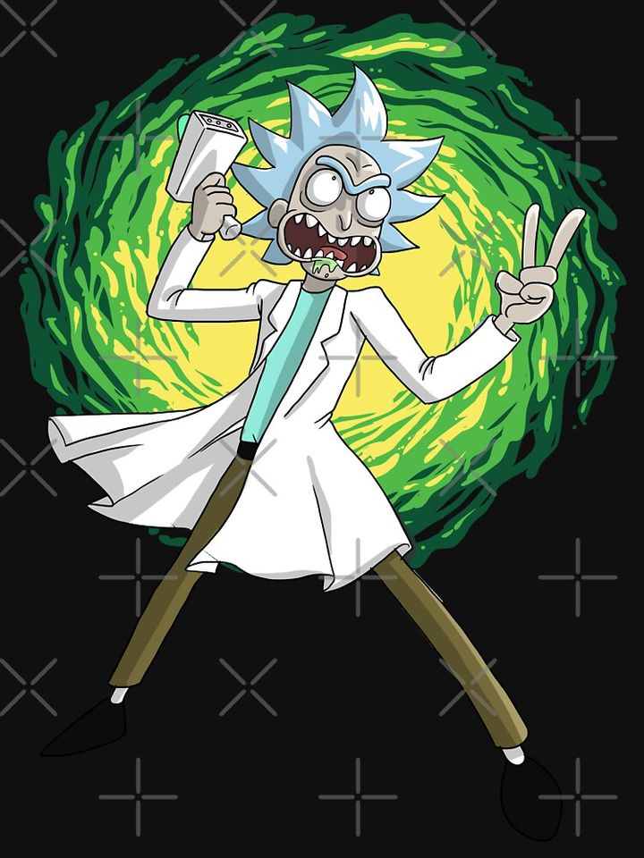 r sanche Rick and Rickandmorty Pullover Hoodie