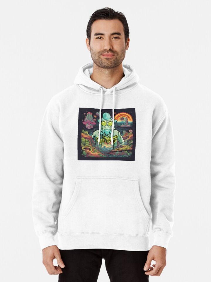 Rick and Rickandmorty design Pullover Hoodie