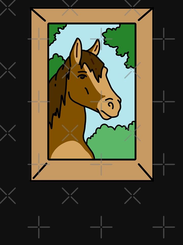 Rick and Rickandmorty Horse Portrait  Lightweight Hoodie