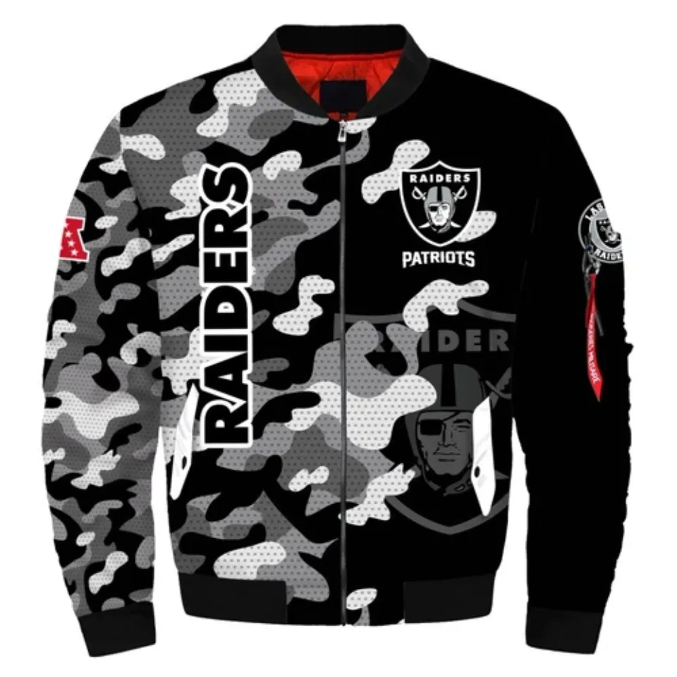 Las Vegas Raiders Men's Bomber Jacket