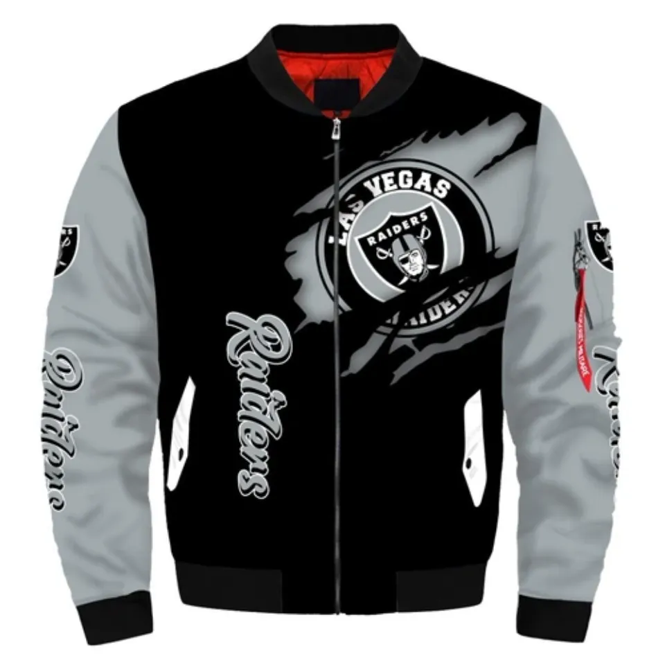 Las Vegas Raiders Men's Bomber Jacket