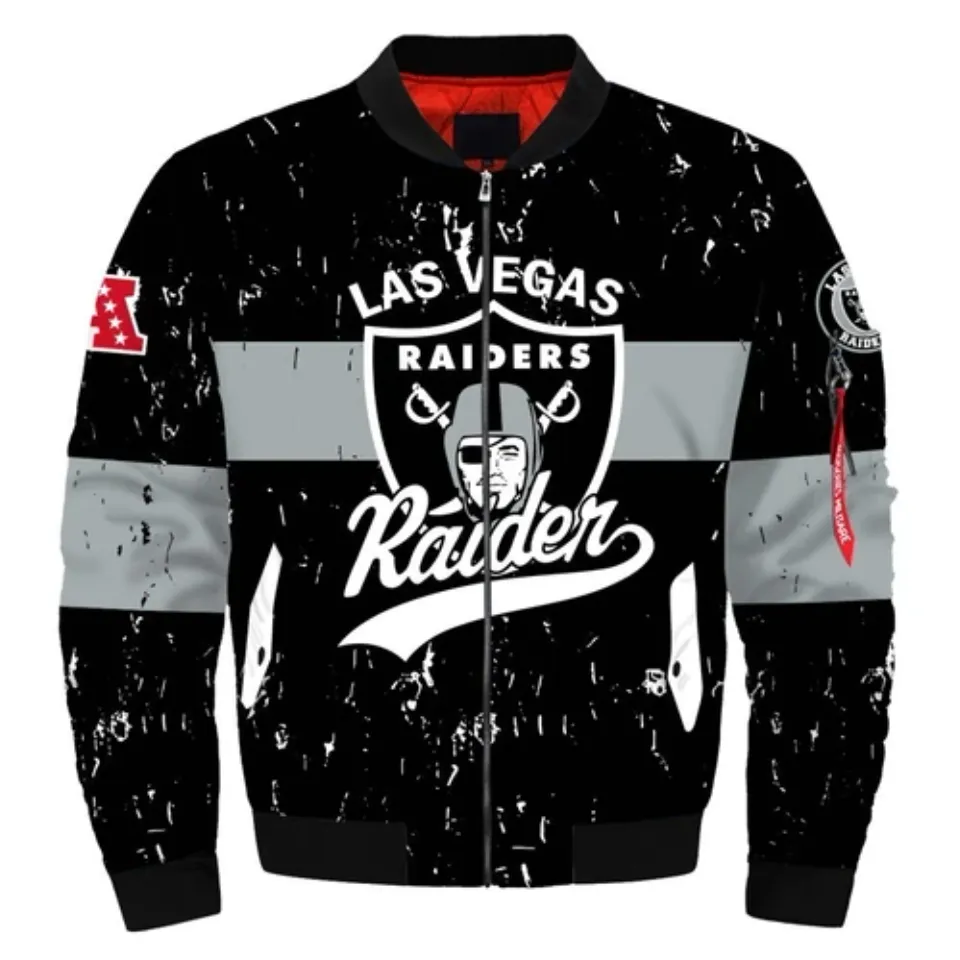 Las Vegas Raiders Men's Bomber Jacket