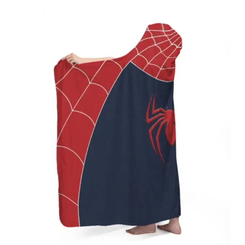 Amazing Spiderman Marvel Hooded Blanket