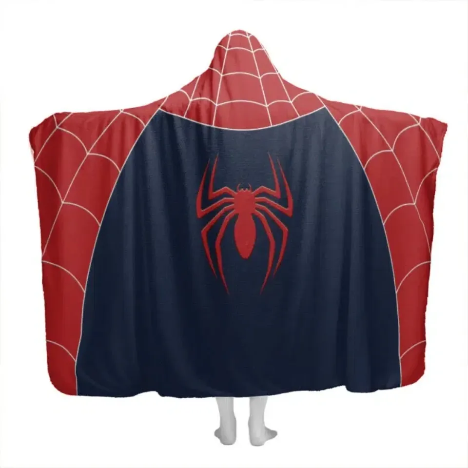 Amazing Spiderman Marvel Hooded Blanket