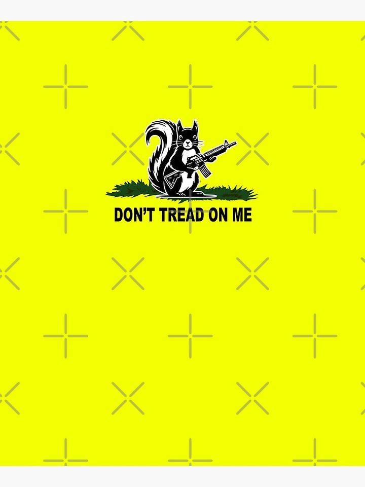 Don't Tread on Me Squirrel Shirt Apron