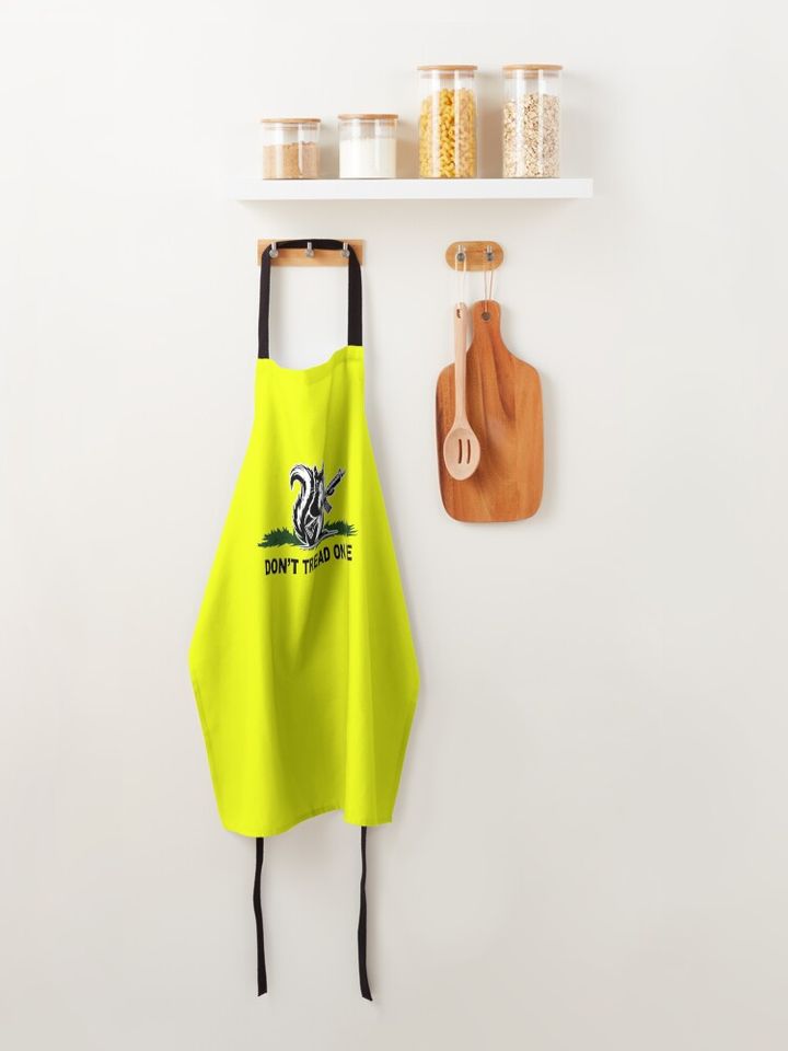 Don't Tread on Me Squirrel Shirt Apron