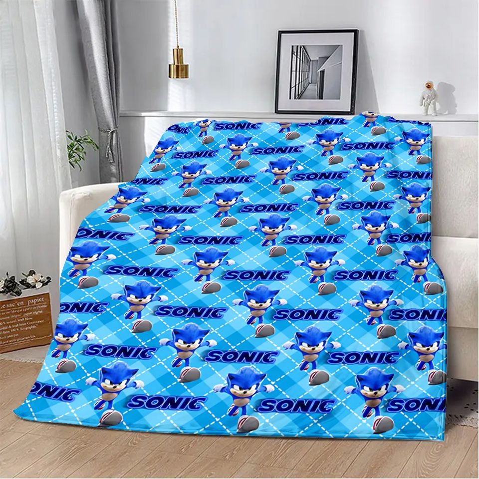 Hot Game The Hedgehogs Printed Blanket Picnic Blankets Warm Blanket