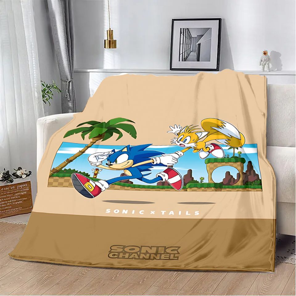 Hot Game The Hedgehogs Printed Blanket Picnic Blankets Warm Blanket