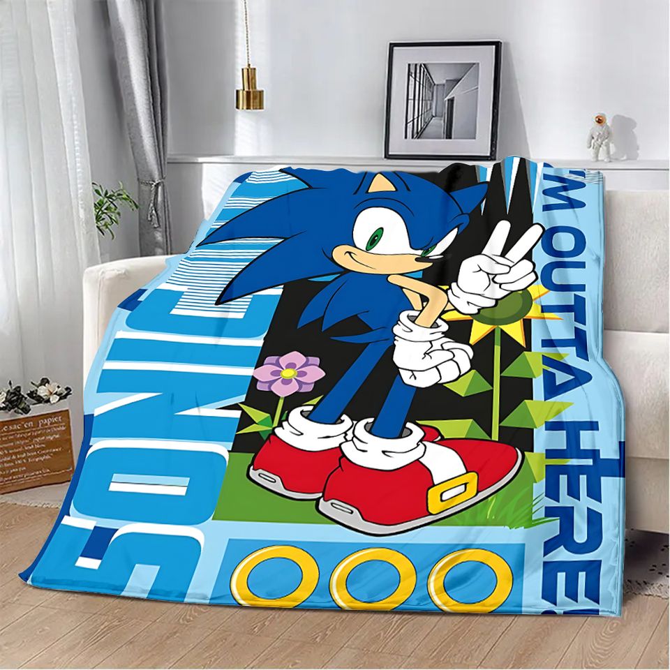 Hot Game The Hedgehogs Printed Blanket Picnic Blankets Warm Blanket