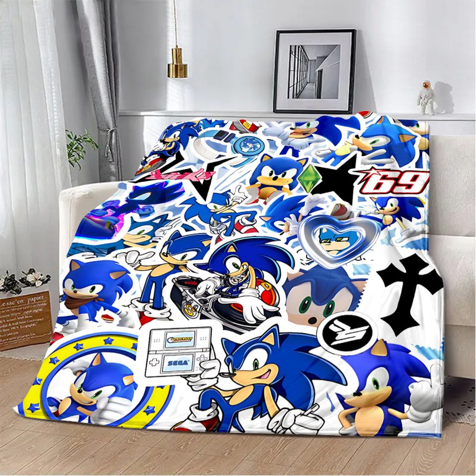 Hot Game The Hedgehogs Printed Blanket Picnic Blankets Warm Blanket