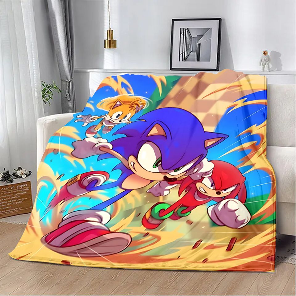 Hot Game The Hedgehogs Printed Blanket Picnic Blankets Warm Blanket