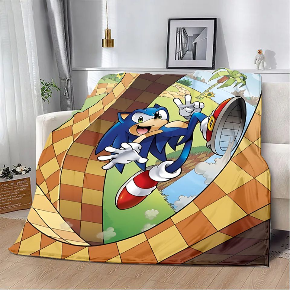 Hot Game The Hedgehogs Printed Blanket Picnic Blankets Warm Blanket