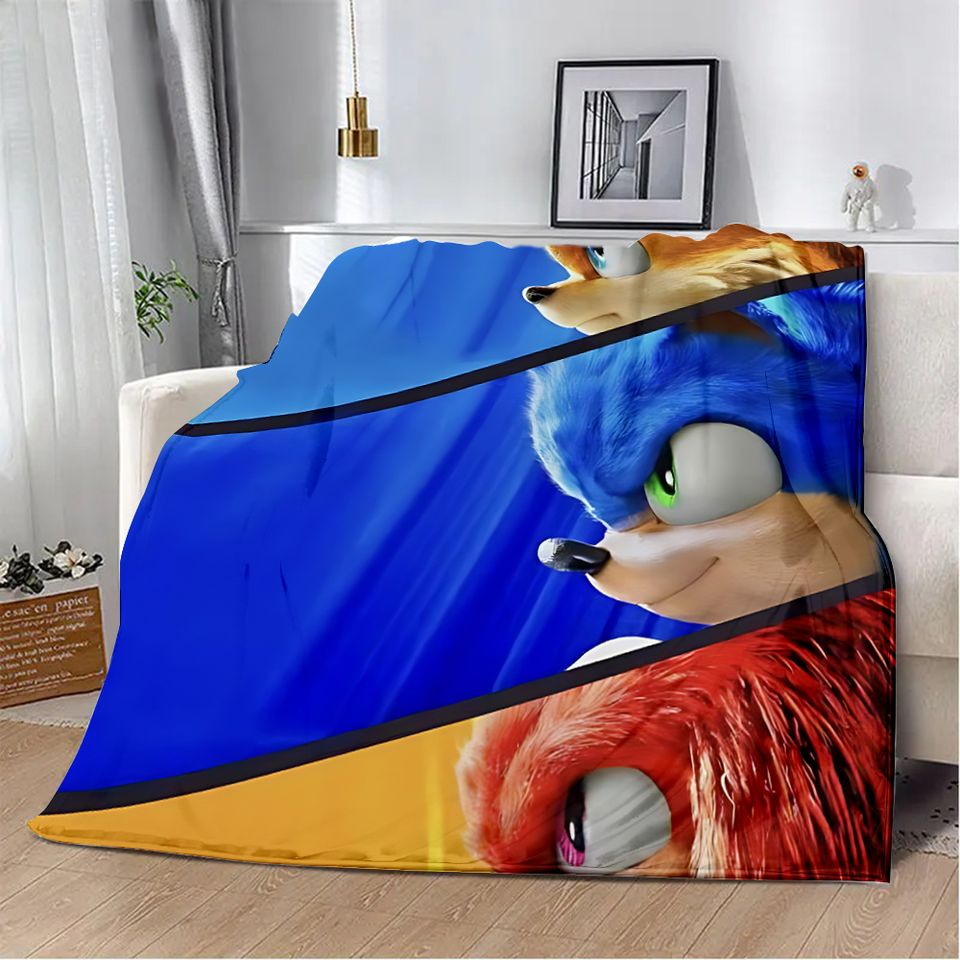 Hot Game The Hedgehogs Printed Blanket Picnic Blankets Warm Blanket