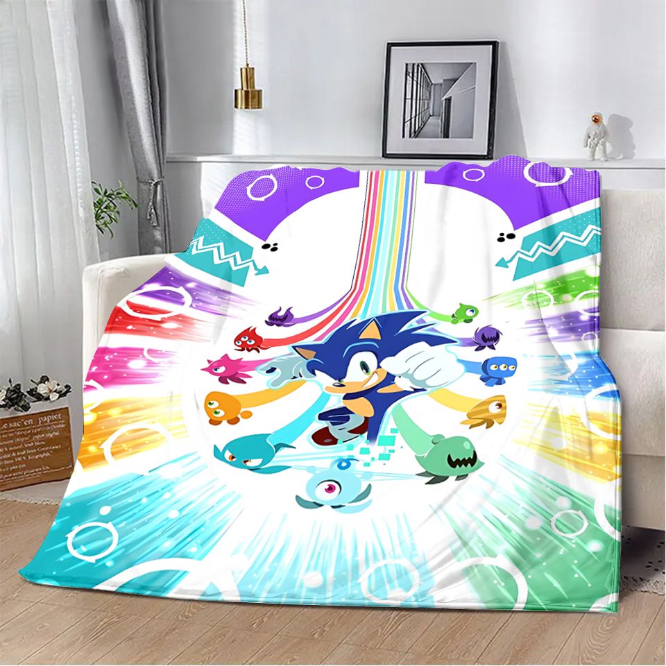 Hot Game The Hedgehogs Printed Blanket Picnic Blankets Warm Blanket