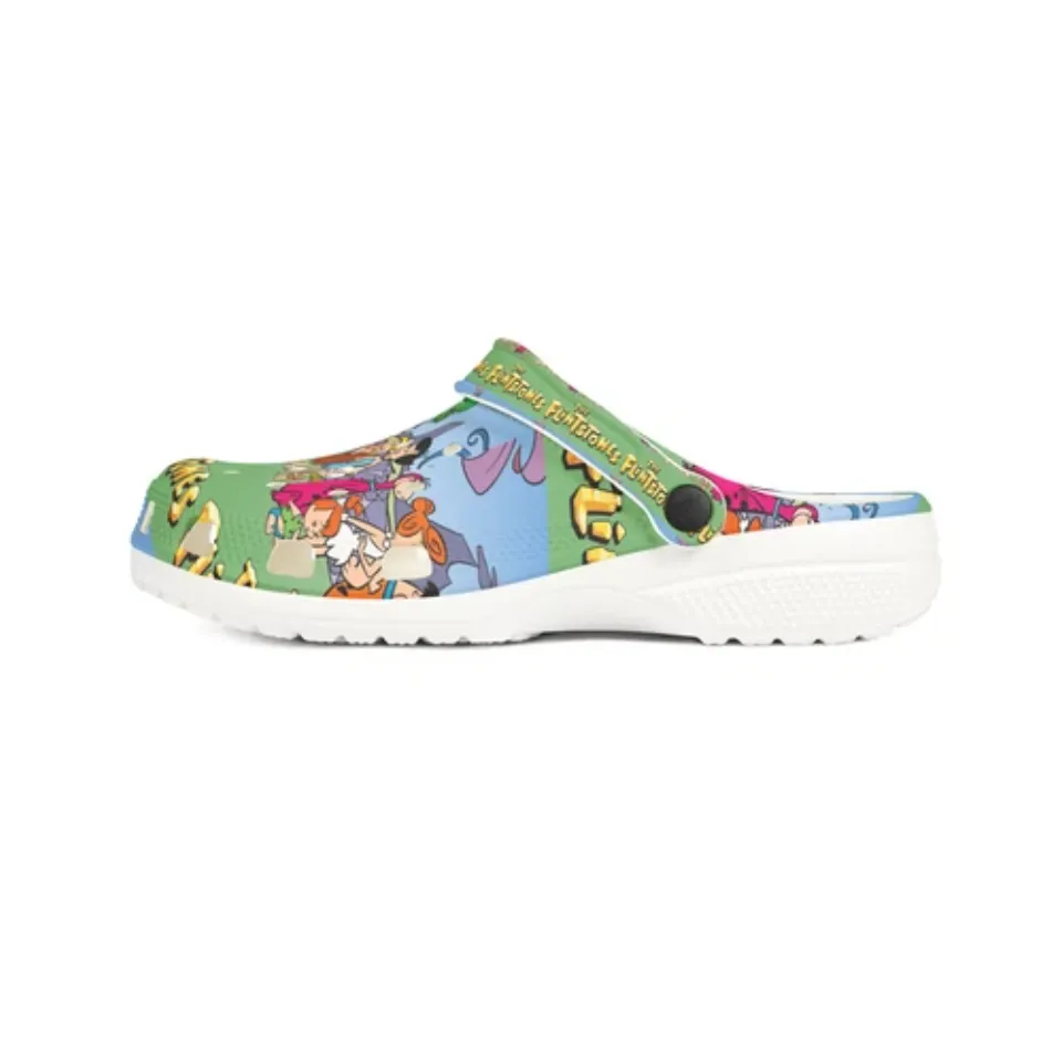 The Flintstones Clogs Shoes (AOP)