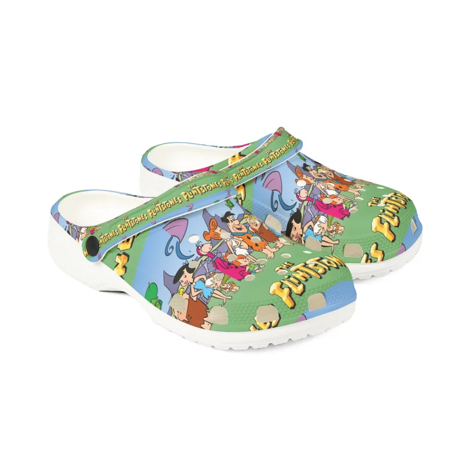 The Flintstones Clogs Shoes (AOP)