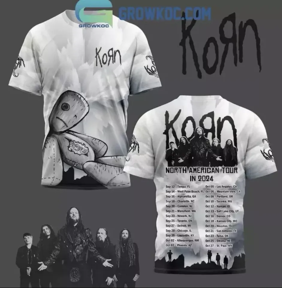 Korn North America Tour In 2024 Shirt