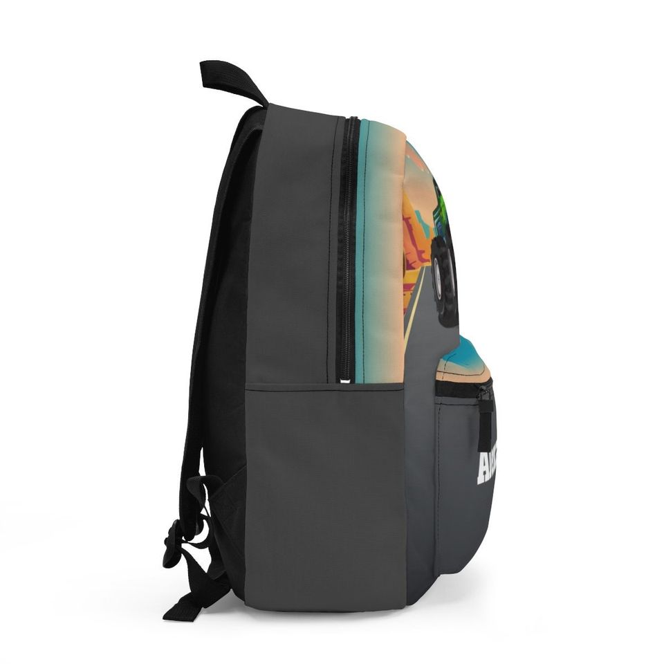 Monster truck backpack, Back pack for kids, Backpack boys personalize, Monogram Large school backpack kid