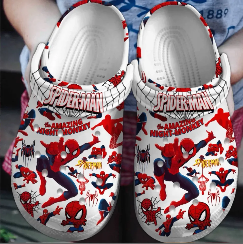 Spider Man Movie Clogs Shoes Comfortable For Men Women