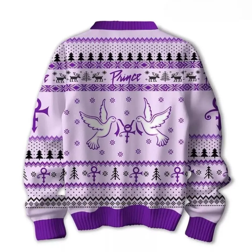 Prince Purple Ugly Christmas Sweater