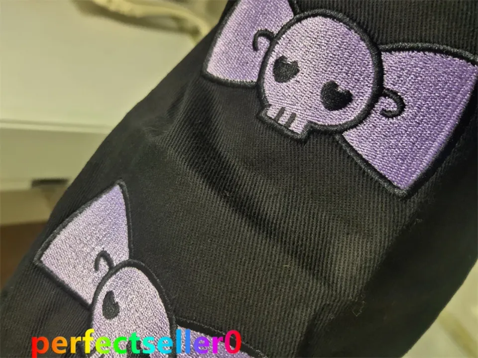 Kuromi Jacket Baseball Uniform Girls Casual Loose Baseball Clothes Pullover