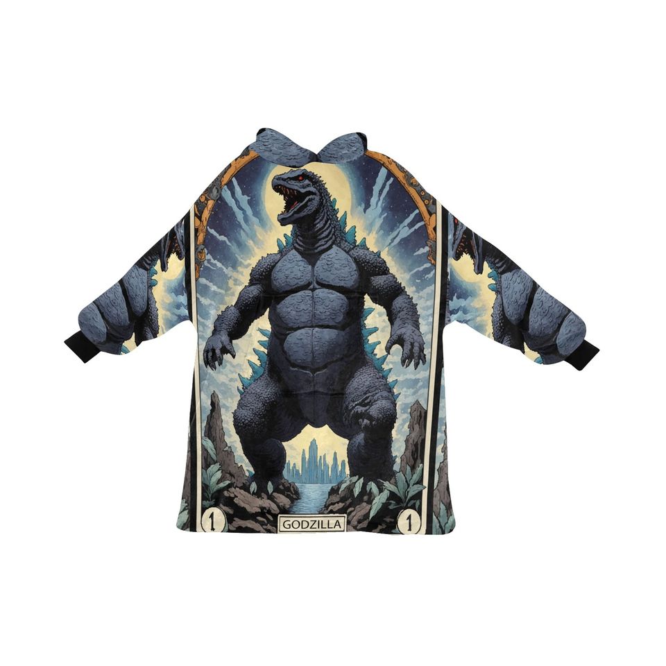 Blanket Hoodie god zilla Gojira Kaiju