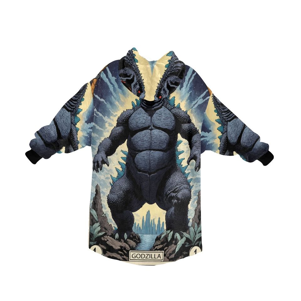 Blanket Hoodie god zilla Gojira Kaiju