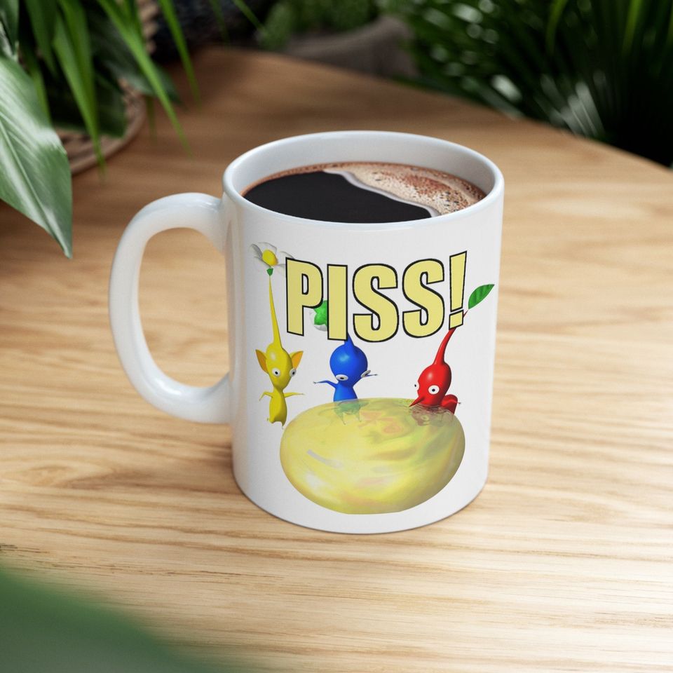 Pikmin PISS Mug